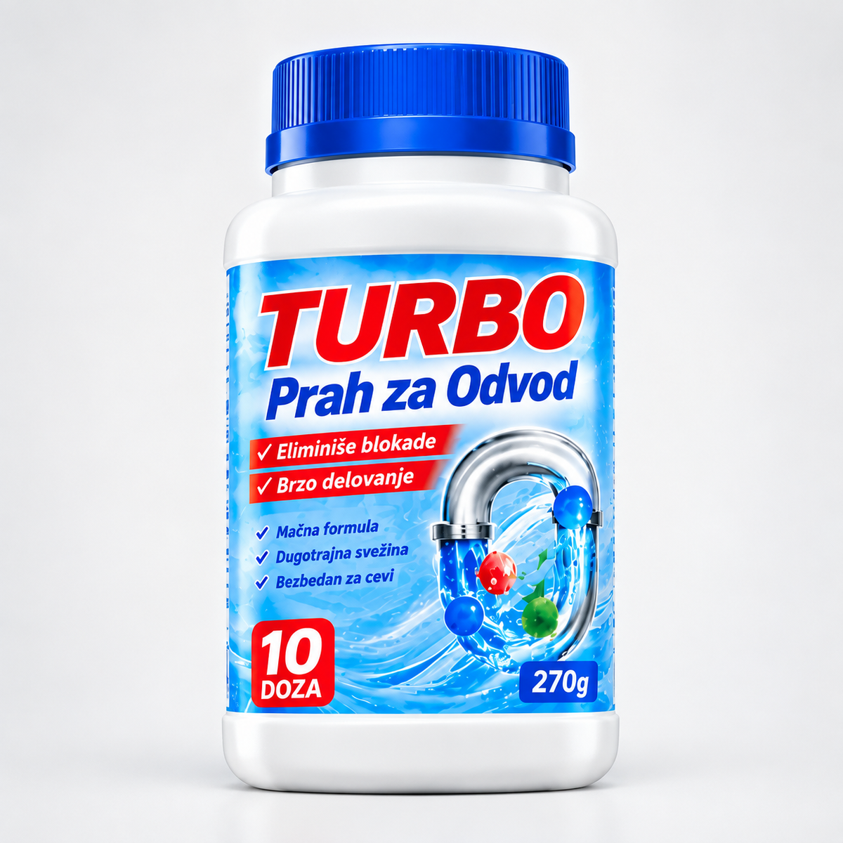 TURBO PRAH 1+1 GRATIS: Otpušeni odvodi i cevi bez dolaska majstora, 20 korišćenja!